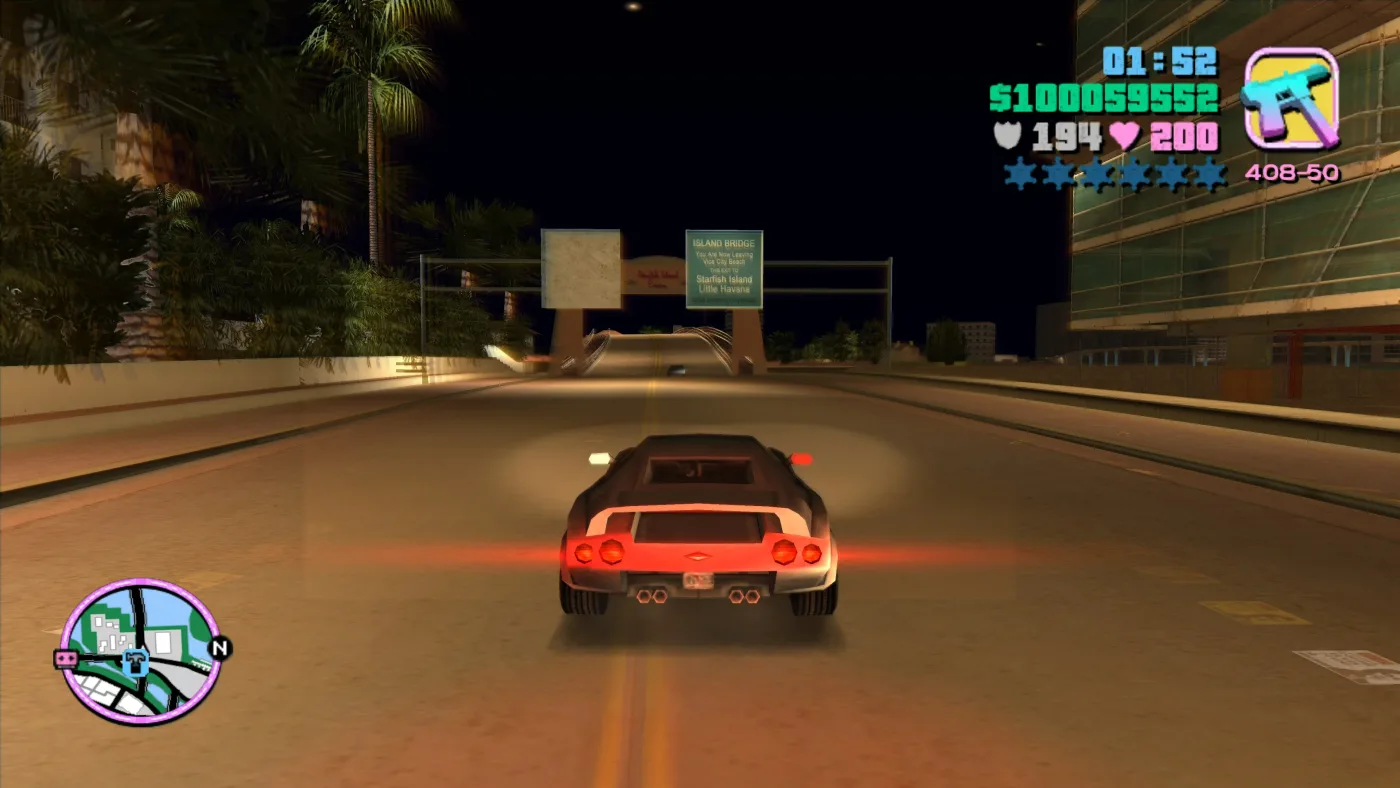 Vice City 畫面修正示例