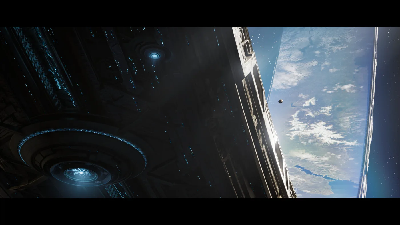 Halo Campaign Evolved 重製戰役嘅戶外環帶場景