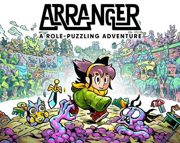 Arranger 以移動格子改變路徑的解謎畫面