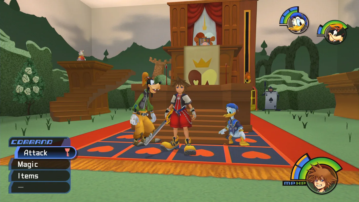 KINGDOM HEARTS HD 1.5+2.5 ReMIX 戰鬥畫面