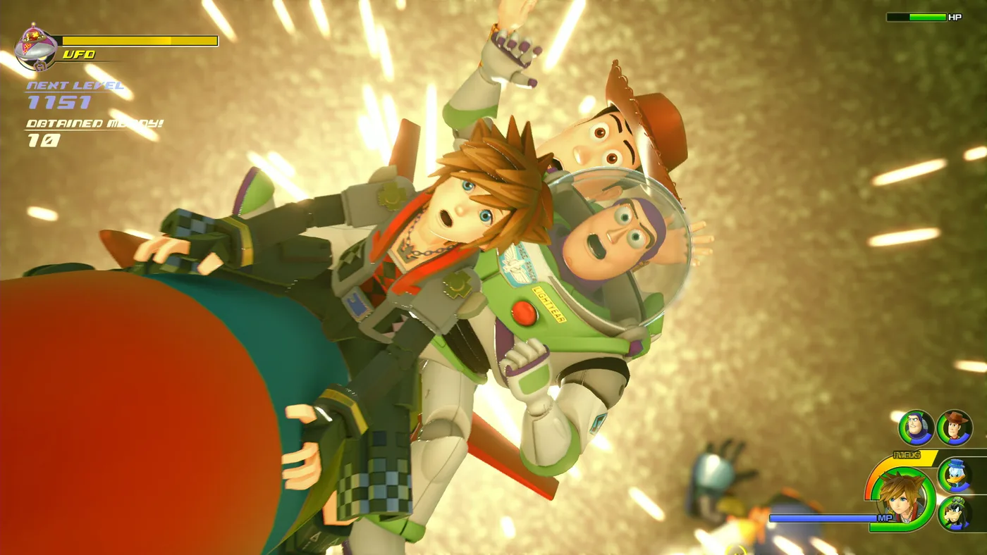 KINGDOM HEARTS III + Re Mind 戰鬥畫面