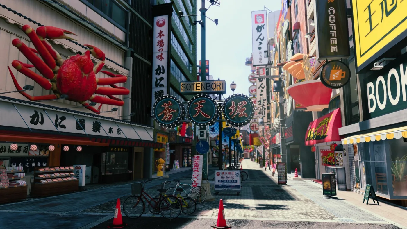 桐生在大阪街頭探索