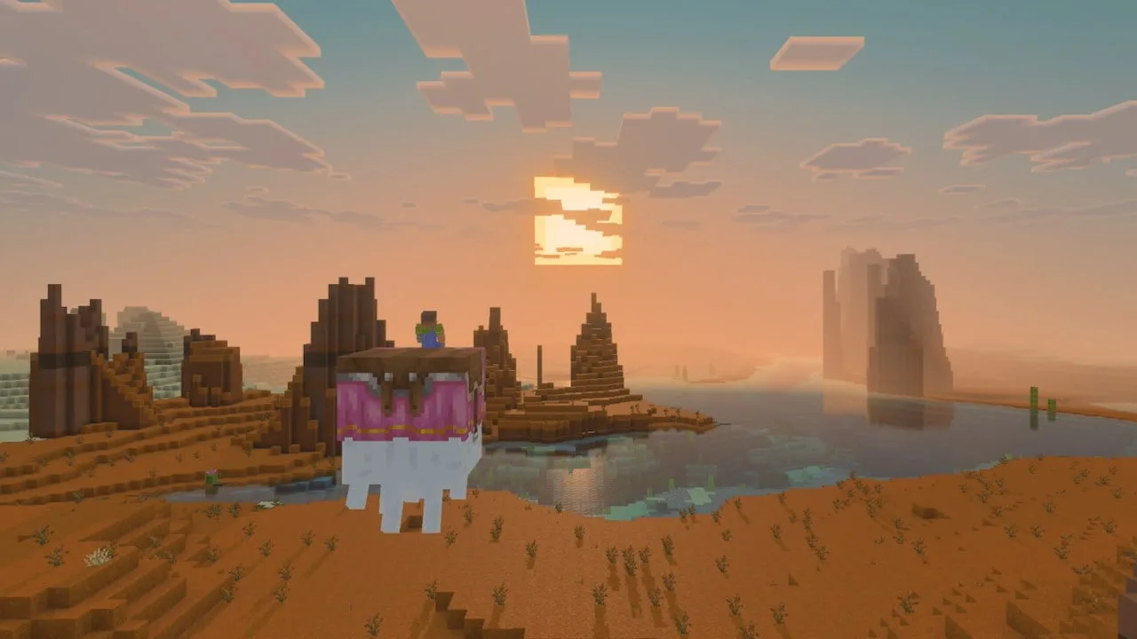 Minecraft Switch 2 版 Vibrant Visuals 世界畫面