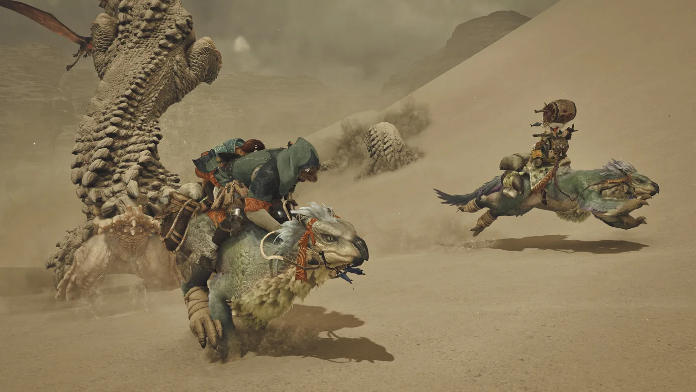 Monster Hunter Wilds 體驗版戰鬥畫面