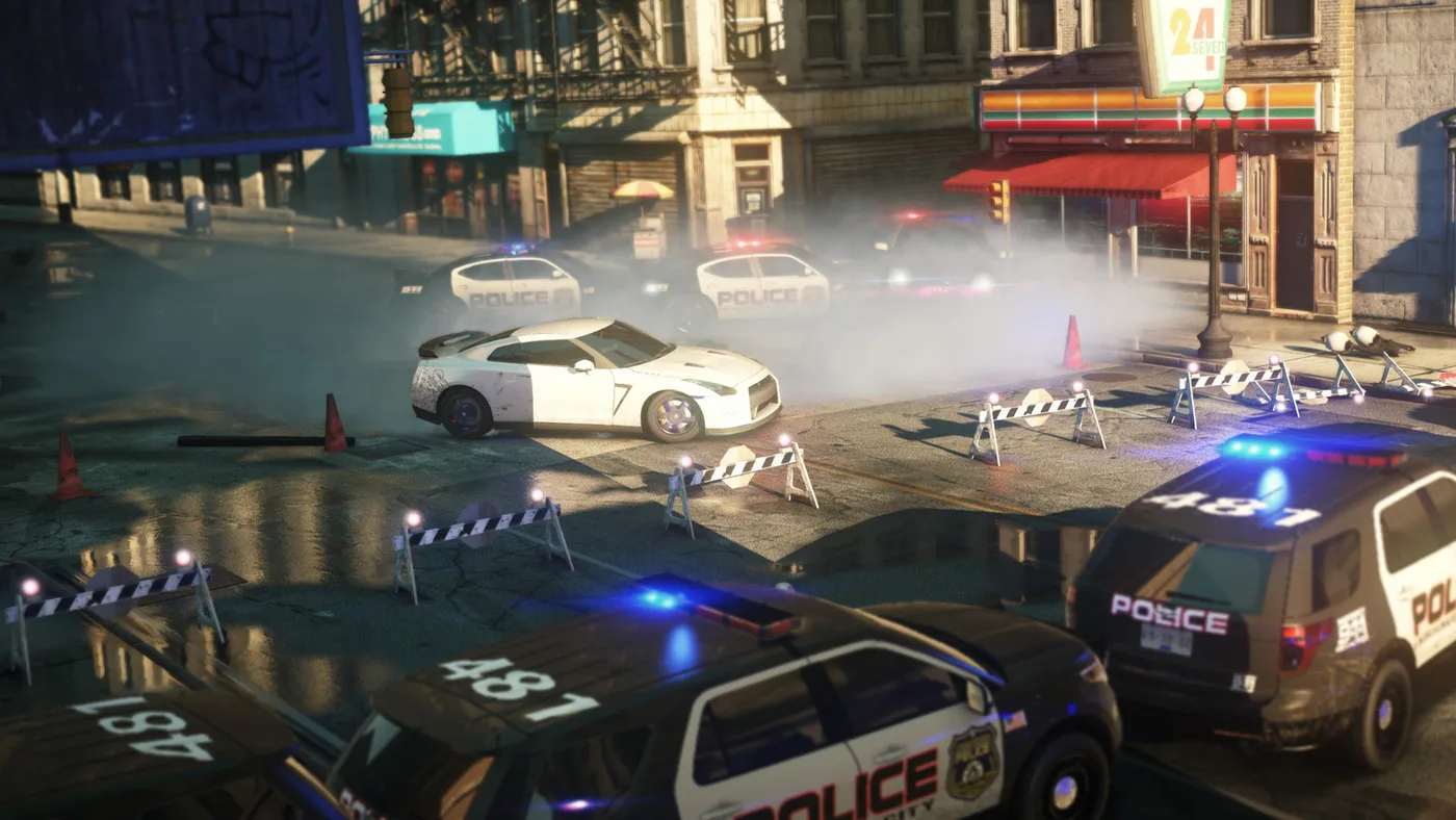 Need for Speed Most Wanted 都市追逐場面
