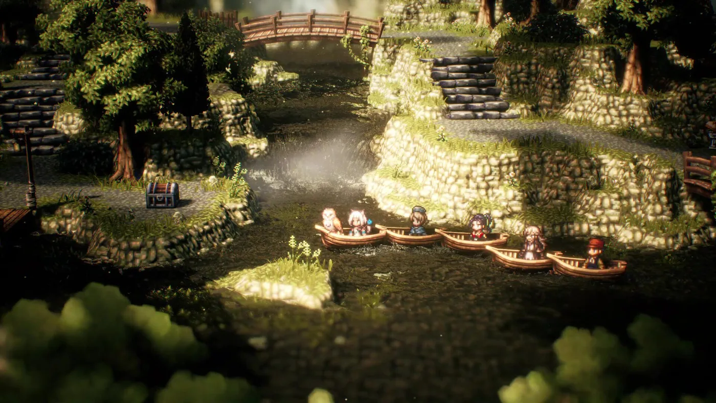 歧路旅人 II HD-2D 世界截圖