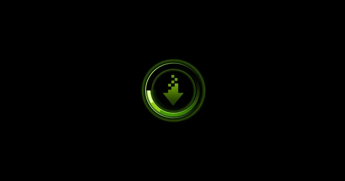 NVIDIA GeForce driver 更新頁面