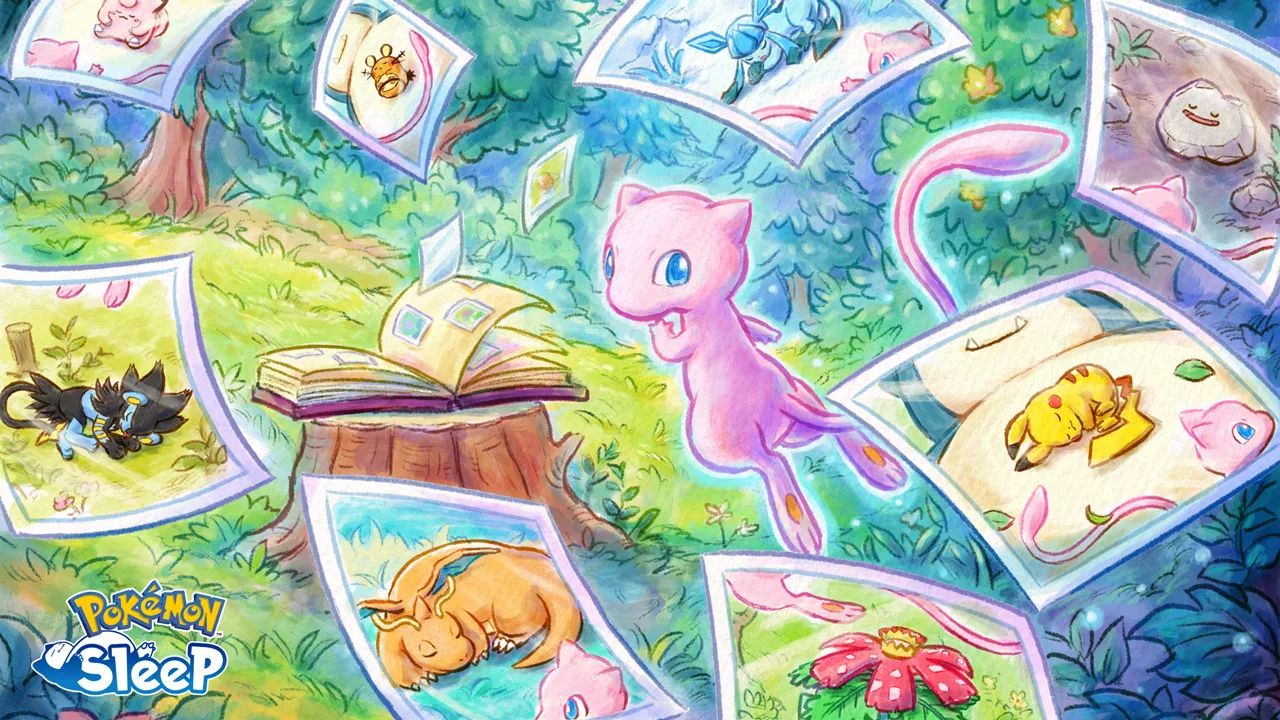 Pokémon Sleep 過往夢幻快照活動畫面