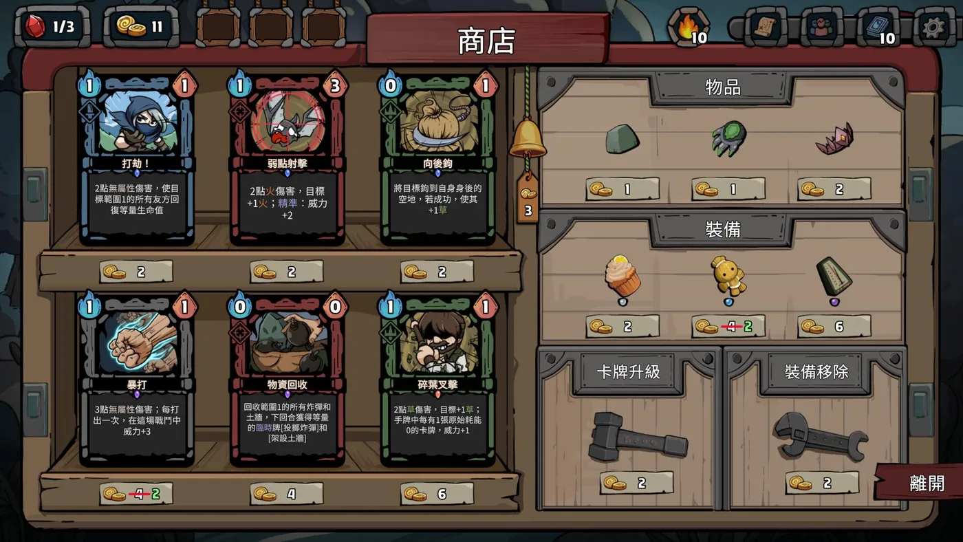 黑夜輪迴角色與裝備構築畫面