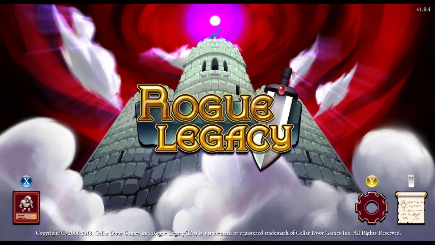 Rogue Legacy 城堡探索與戰鬥畫面