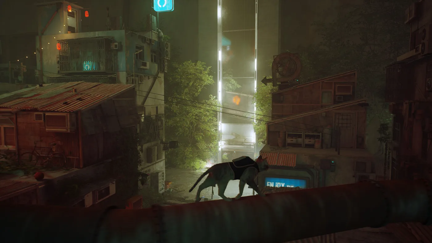 Stray 霓虹巷弄截圖