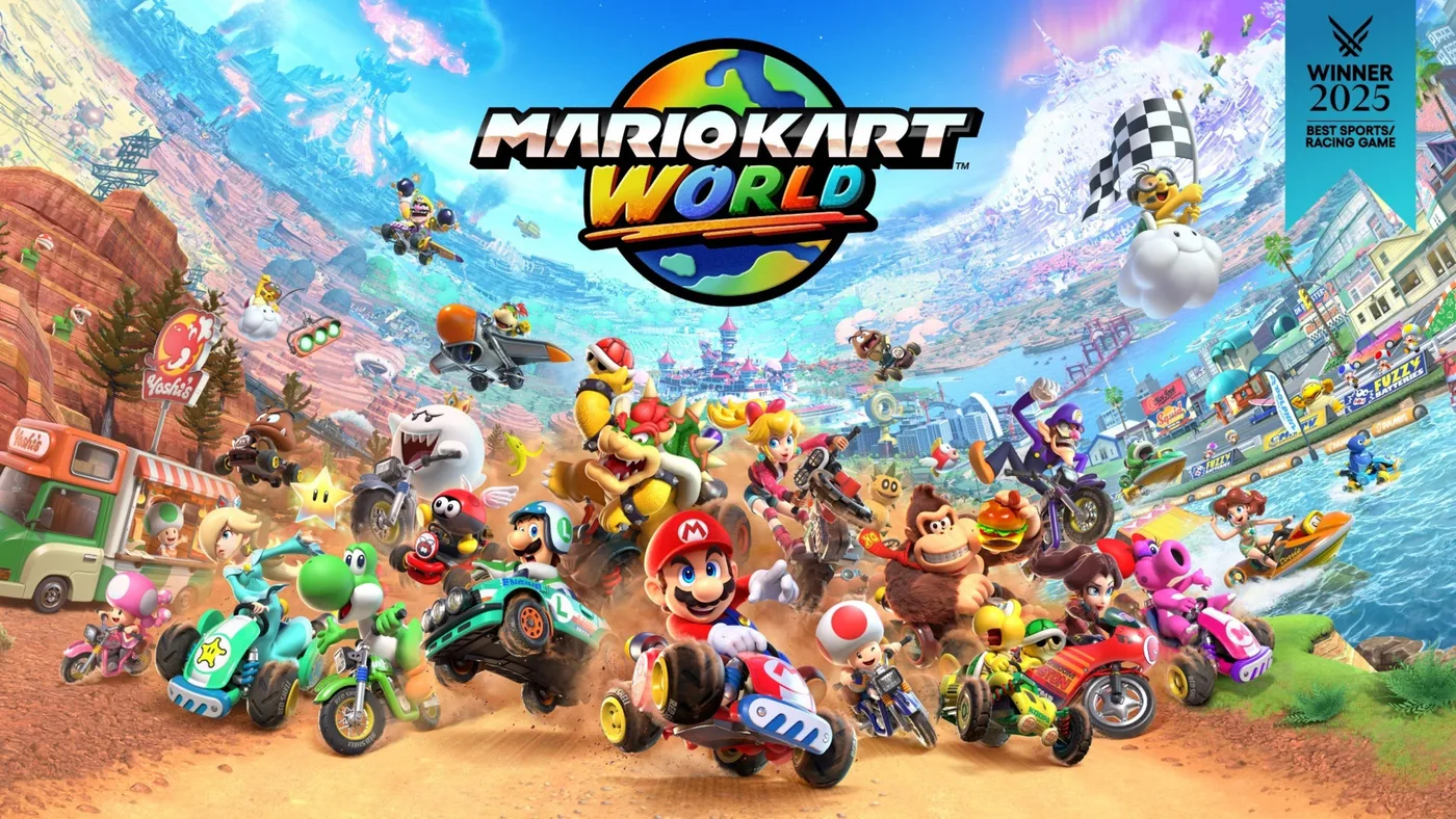 Mario Kart World Nintendo Switch 2 遊戲畫面