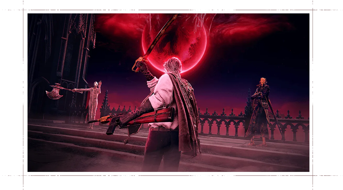 The Duskbloods 八人網絡測試戰鬥畫面