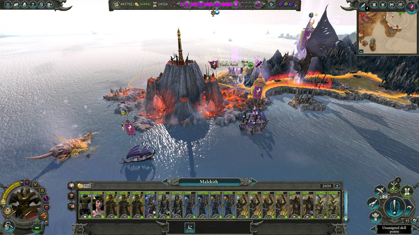 Total War WARHAMMER II 戰場單位畫面
