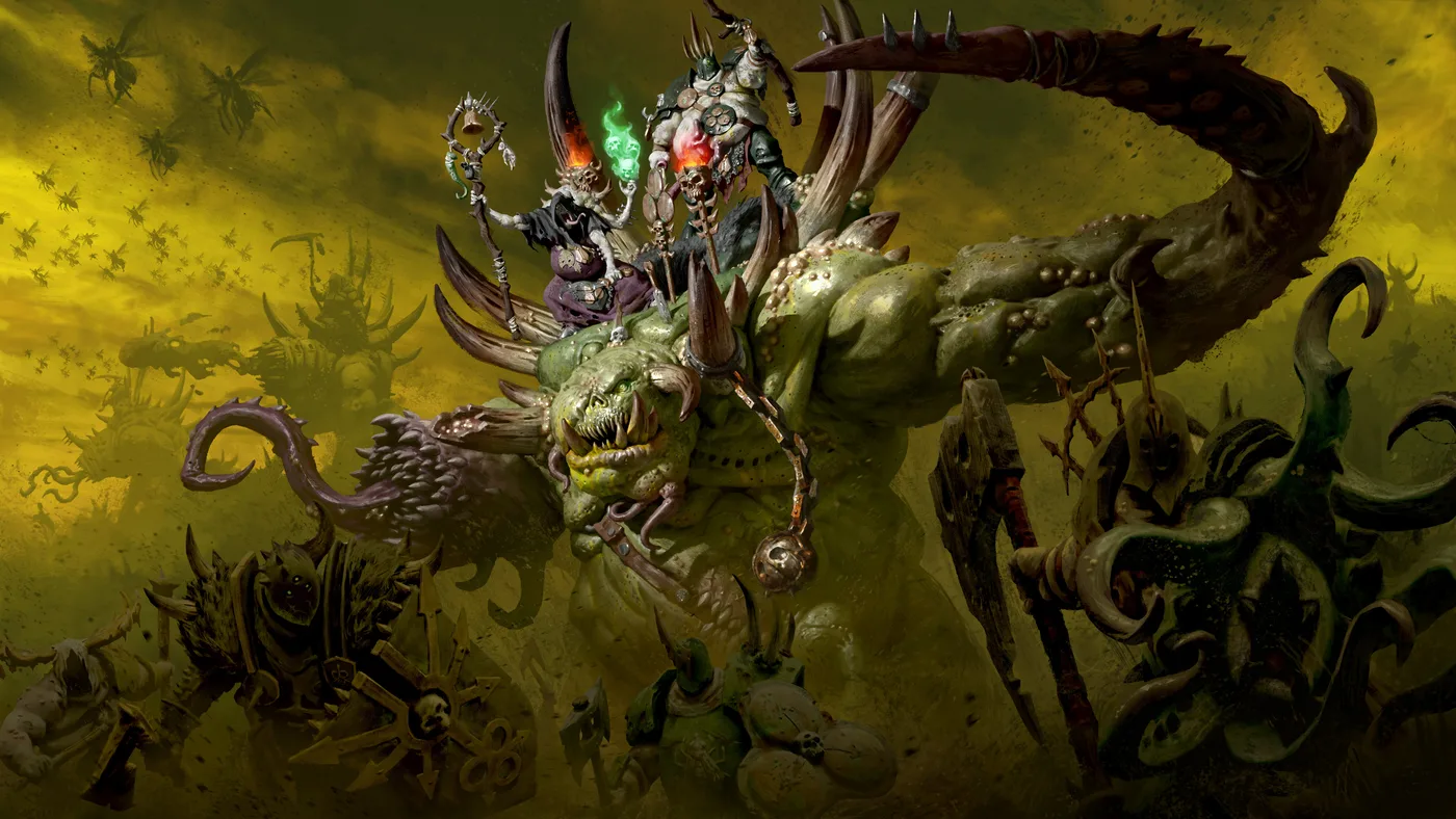 The Glottkin 與 Nurgle 軍勢