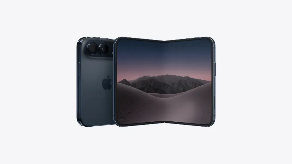 iPhone Duo 的大尺寸內螢幕展示