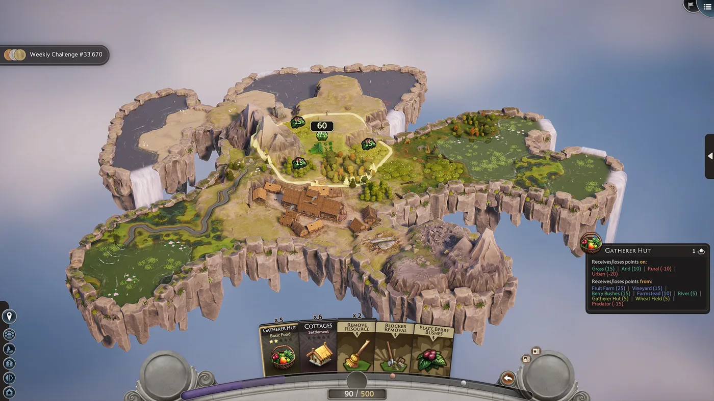 TerraScape 每週挑戰：浮空島上放置建築