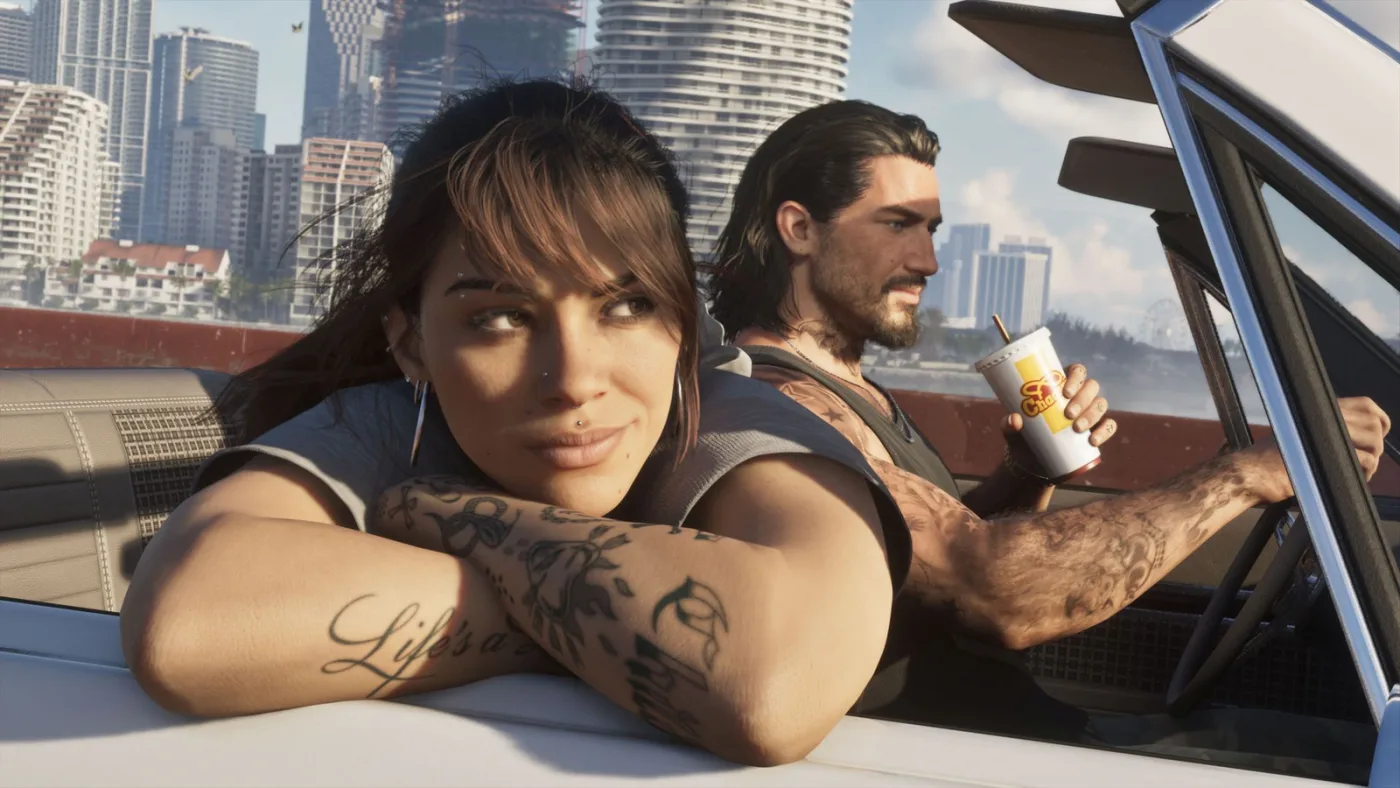 《GTA 6》相關報道所用的遊戲畫面