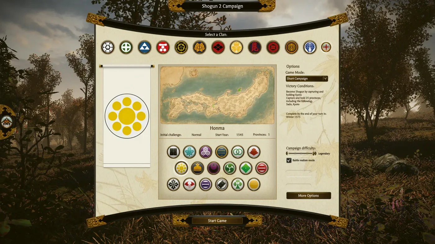 《Total War: SHOGUN 2 Complete Edition》的戰國戰場畫面