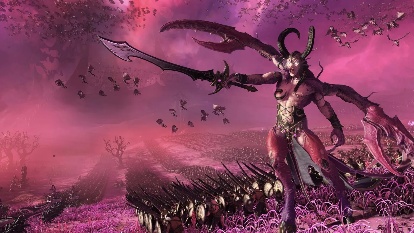 《Total War: WARHAMMER III》戰場畫面