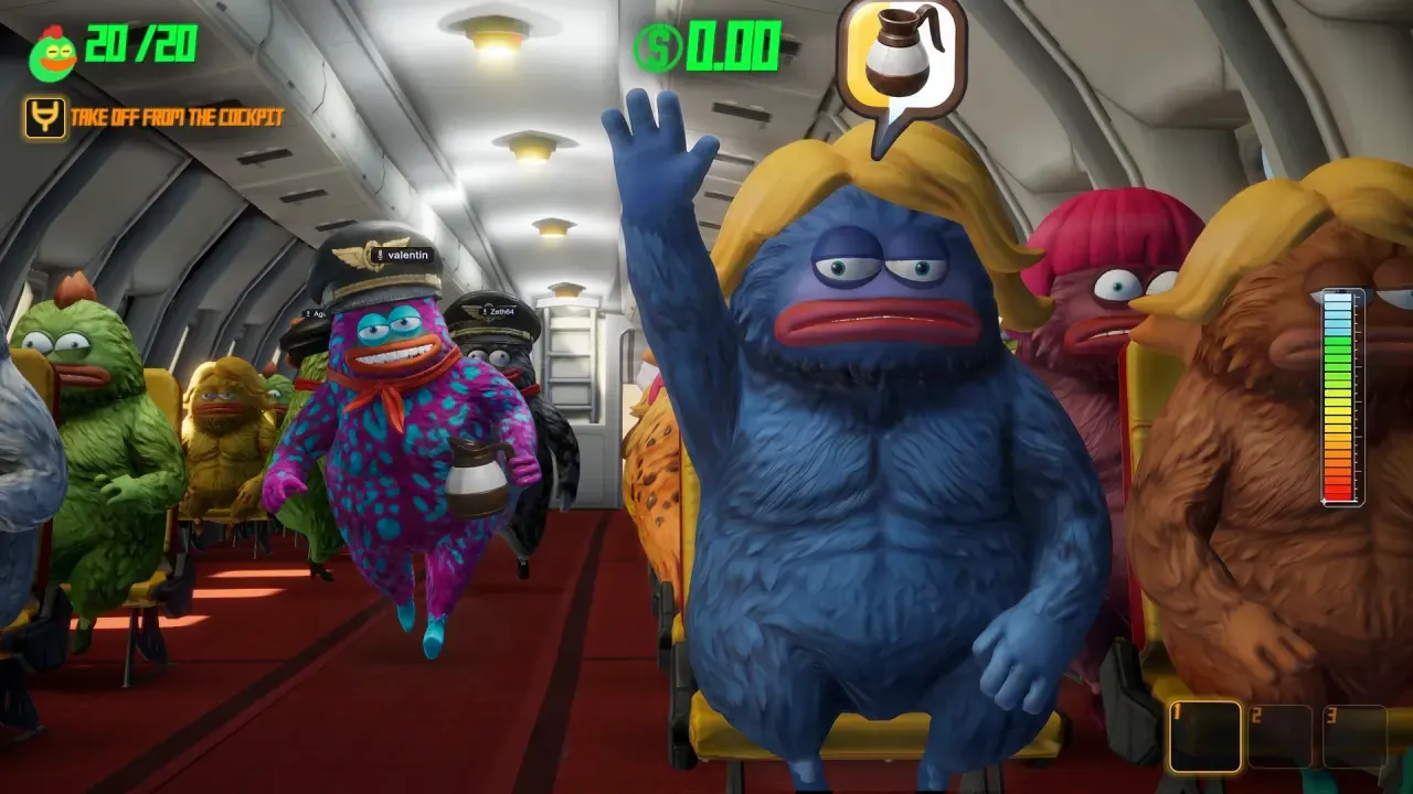 《Banana Airways》六人空中大混亂:餵雞、修引擎,免費 Demo 有繁中