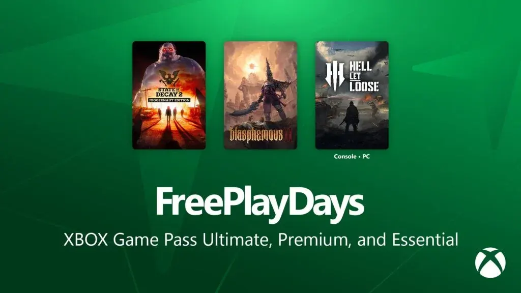 Xbox Free Play Days 6月14前:Hell Let Loose、State of Decay 2、Blasphemous 2 邊隻先玩?